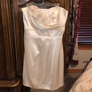 White formal dress - teeze me